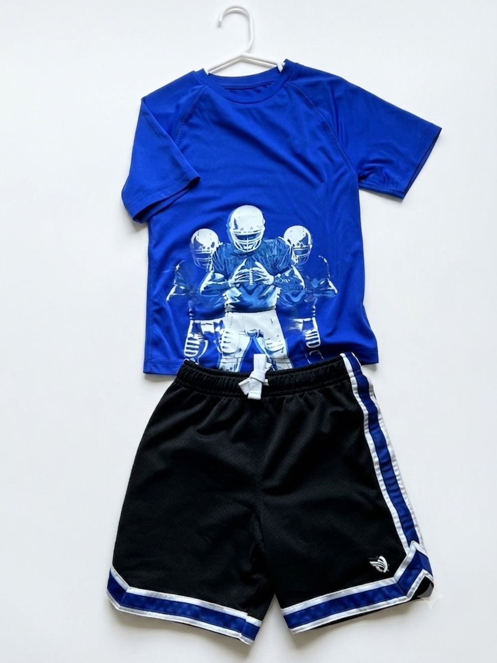 Boy’s Champion Performance Football Shirt (4/5) & Oshkosh Athletic Shorts (5T)